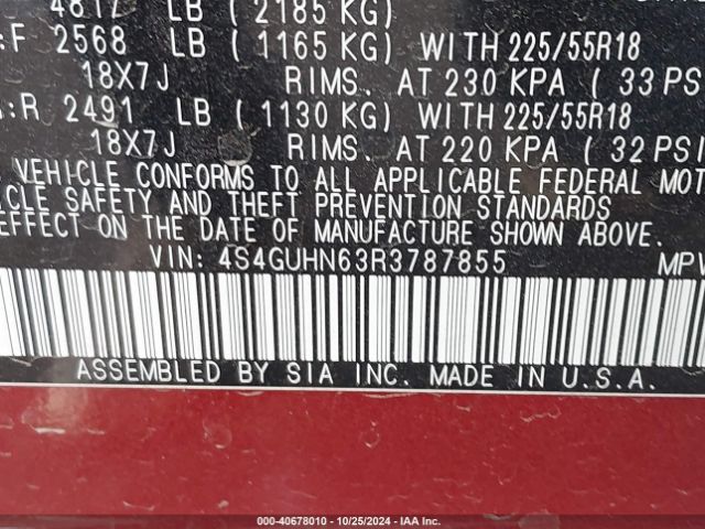4S4GUHN63R3787855 Subaru Crosstrek Limited