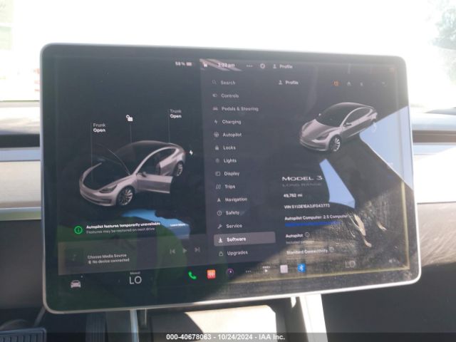 5YJ3E1EA3JF043773 Tesla Model 3 Long Range/mid Range