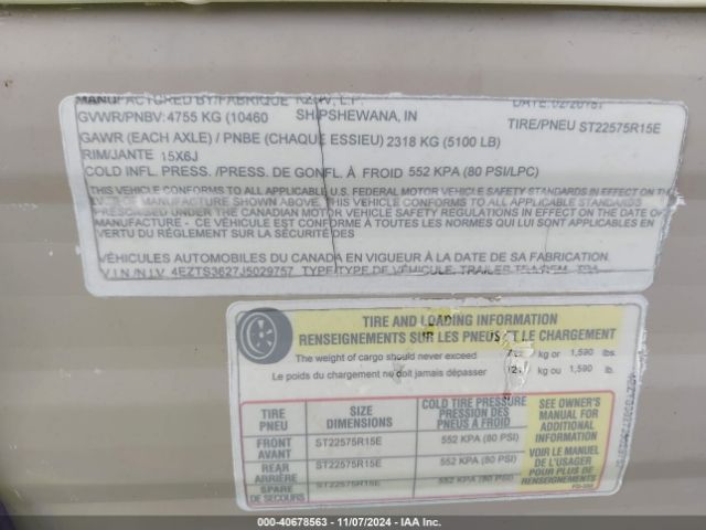 2018 SPORTSMEN OTHER 4EZTS3627J5029757 Photo 8