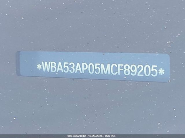 WBA53AP05MCF89205 BMW 430I