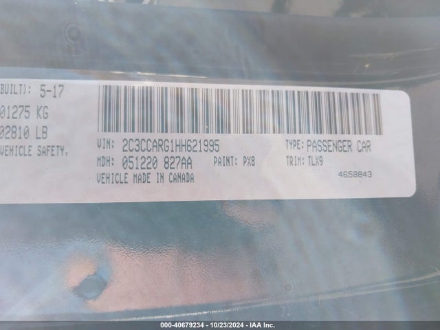 2C3CCARG1HH621995 Chrysler 300 Limited Awd