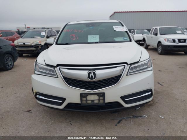 5FRYD3H47GB006193 Acura Mdx Technology   Acurawatch Plus Packages/technology Package