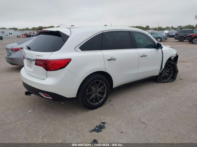 5FRYD3H47GB006193 Acura Mdx Technology   Acurawatch Plus Packages/technology Package