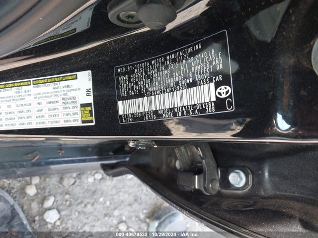 5YFS4MCE3NP139595 Toyota COROLLA SE