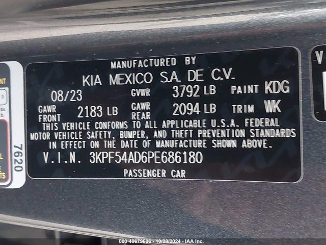 KIA Forte Gt-line 2023 3KPF54AD6PE686180 Image 9