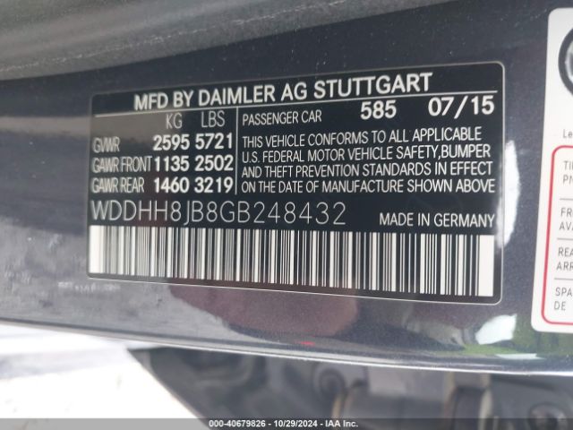 WDDHH8JB8GB248432 Mercedes-Benz E 350 4matic