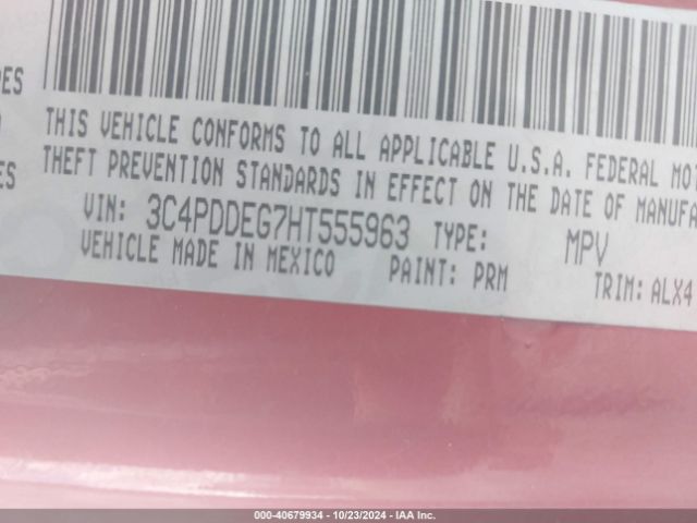 3C4PDDEG7HT555963 Dodge Journey Gt Awd