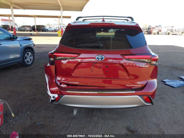 5TDFARAH5MS006735 Toyota Highlander Hybrid Platinum
