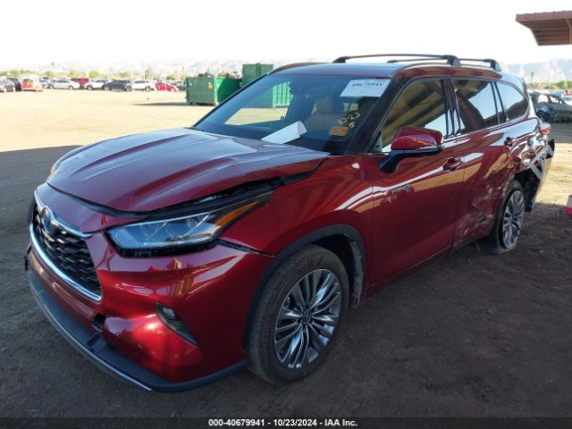 5TDFARAH5MS006735 Toyota Highlander Hybrid Platinum