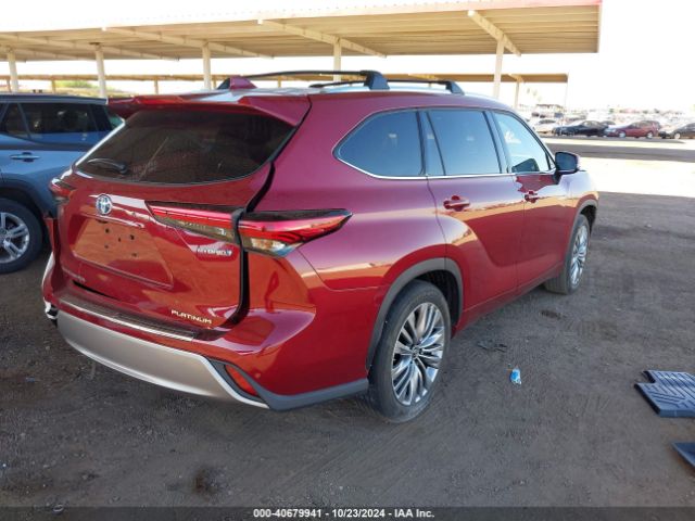 5TDFARAH5MS006735 Toyota Highlander Hybrid Platinum
