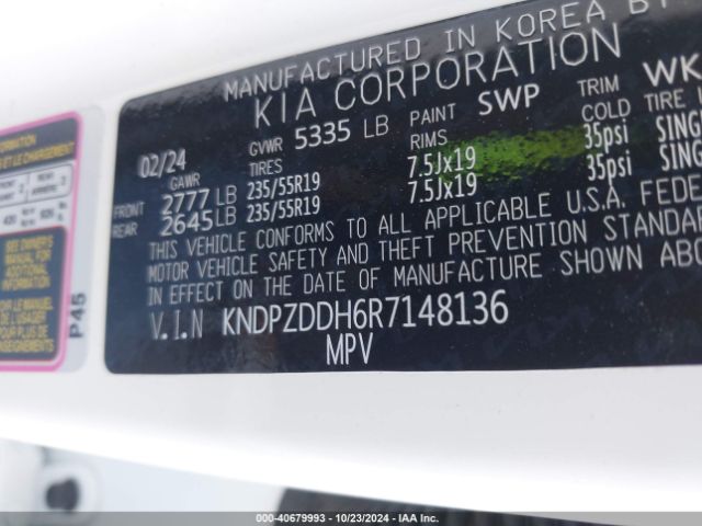 2024 KIA SPORTAGE PLUG-IN HYBRID KNDPZDDH6R7148136 Photo 8