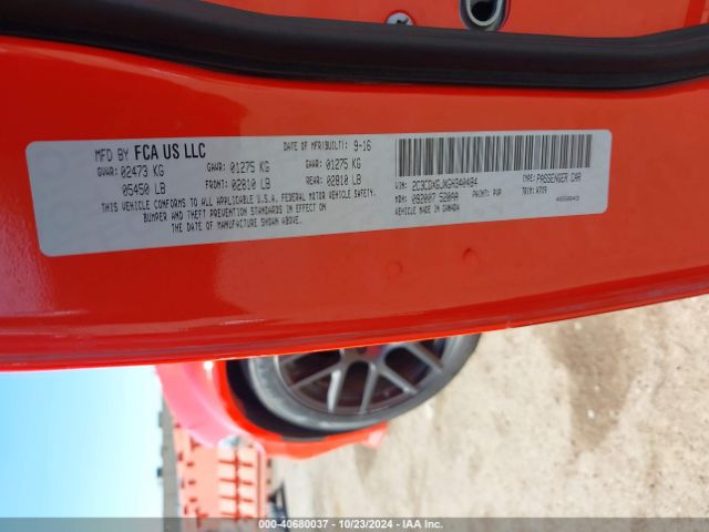 2C3CDXGJXGH340484 Dodge Charger R/t Scat Pack