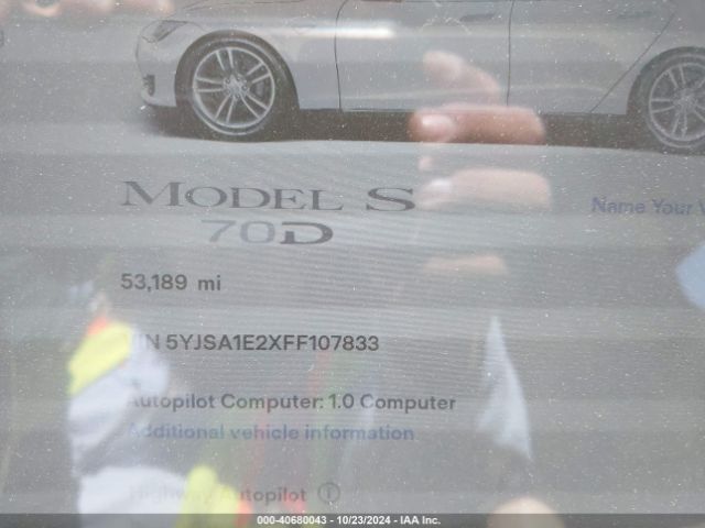 5YJSA1E2XFF107833 Tesla Model S 70d/85d/p85d