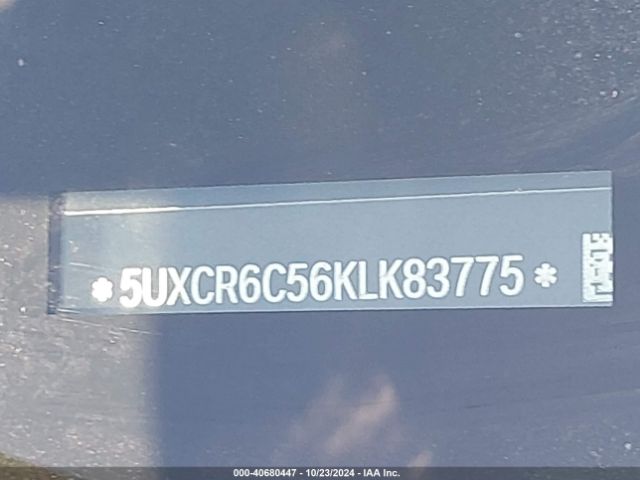 5UXCR6C56KLK83775 BMW X5 Xdrive40i