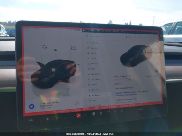 7SAYGDEF0PF925881 Tesla Model Y Performance Dual Motor All-wheel Drive