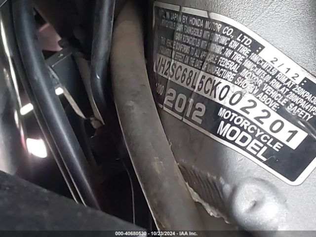 2012 HONDA GL1800 JH2SC68L5CK002201 Photo 9