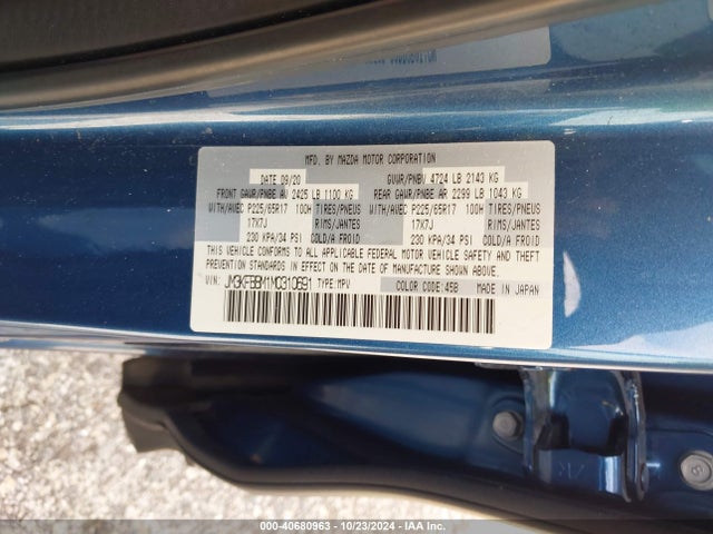 JM3KFBBM1M0310691 Mazda CX-5 SPORT