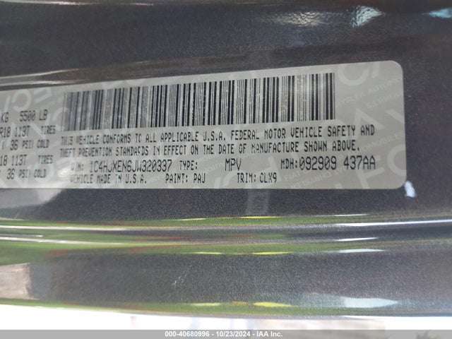 1C4HJXEN6JW320337 Jeep Wrangler Unlimited Sahara 4x4