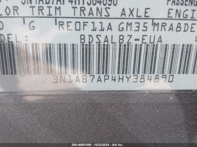 Nissan SENTRA S 2017 3N1AB7AP4HY384890 Image 9