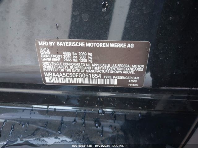 WBA4A5C50FG051854 BMW 428 Gran Coupe
