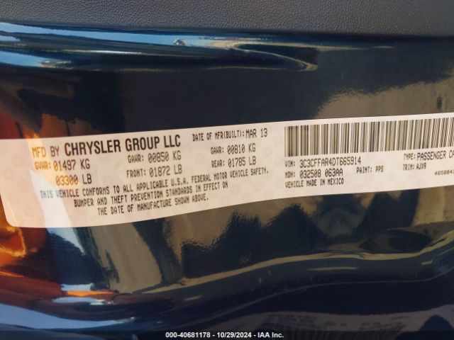 2013 FIAT 500 3C3CFFAR4DT665914 Photo 8