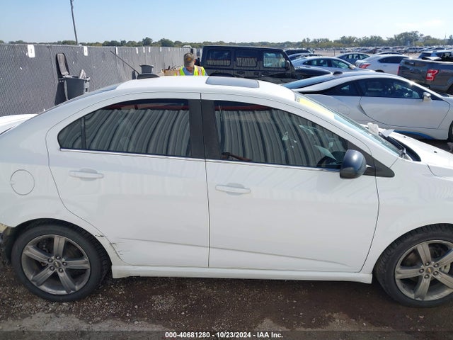 1G1JG5SB5F4150837 Chevrolet Sonic Rs Auto