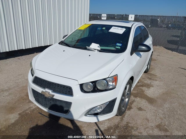 1G1JG5SB5F4150837 Chevrolet Sonic Rs Auto