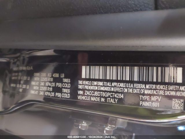 ZACCJBDT6GPC74284 Jeep Renegade Limited