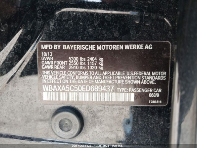 WBAXA5C50ED689437 BMW 535d