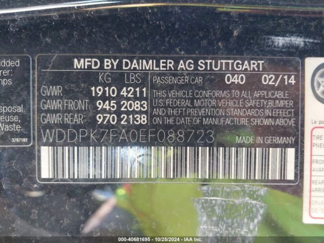 2014 MERCEDES-BENZ SLK 55 AMG WDDPK7FA0EF088723 Photo 8