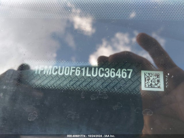 Ford ESCAPE S 2020 1FMCU0F61LUC36467 Image 9