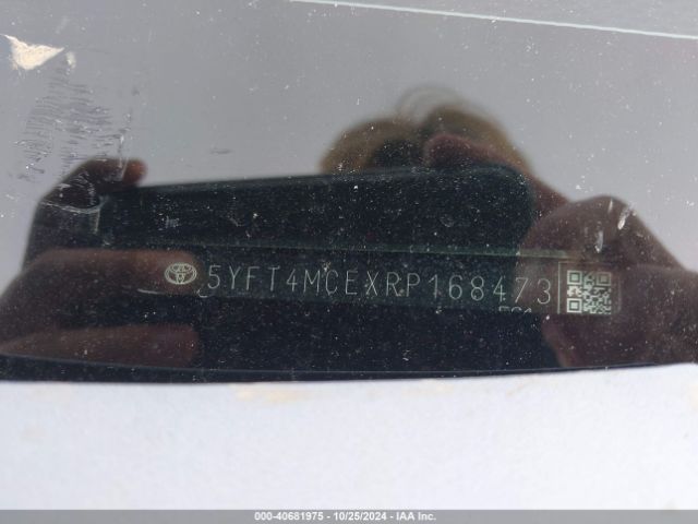 5YFT4MCEXRP168473 Toyota Corolla Xse