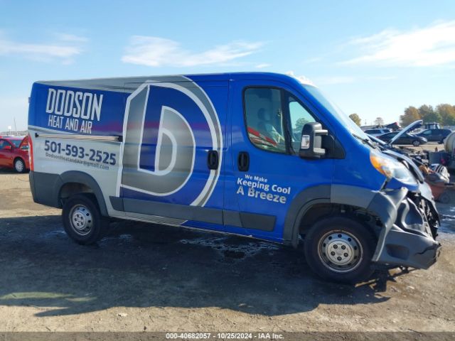 3C6TRVAG5JE109937 RAM Promaster 1500 Low Roof 136 Wb