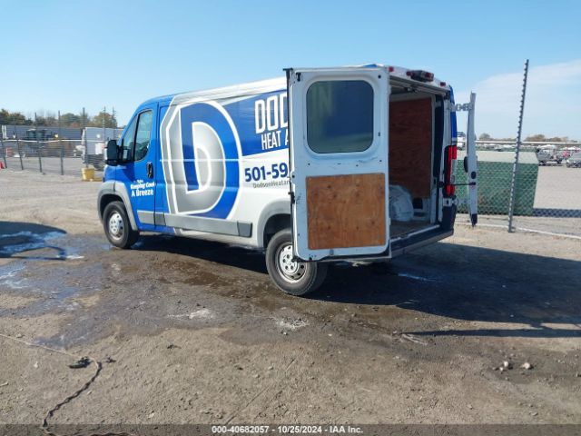 3C6TRVAG5JE109937 RAM Promaster 1500 Low Roof 136 Wb