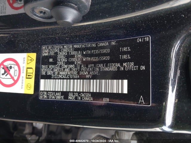 Lexus RX 350 2018 2T2ZZMCA0JC101664 Image 9