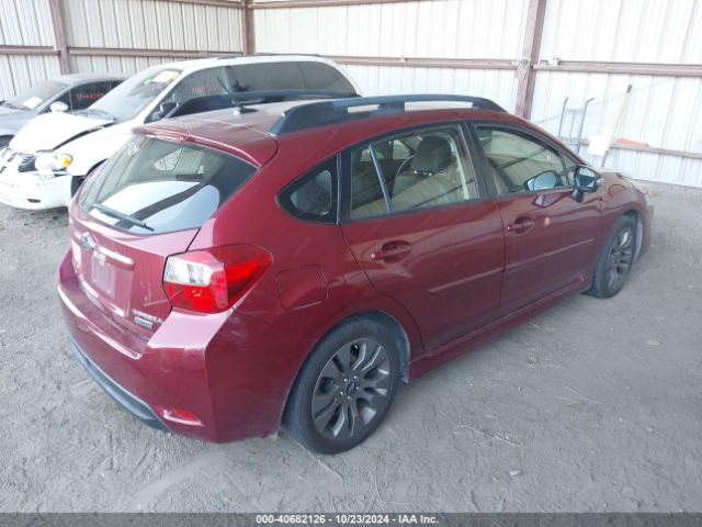 JF1GPAW6XFH228678 Subaru Impreza 2.0i Sport Limited