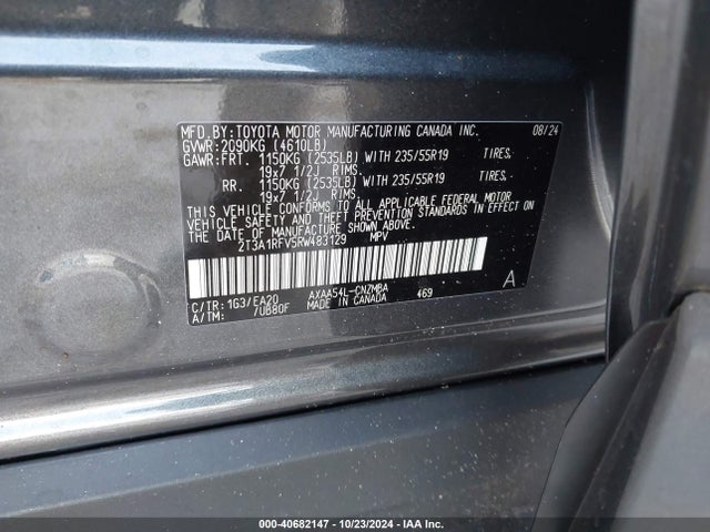 Toyota Rav4 Xle Premium 2024 2T3A1RFV5RW483129 Image 9