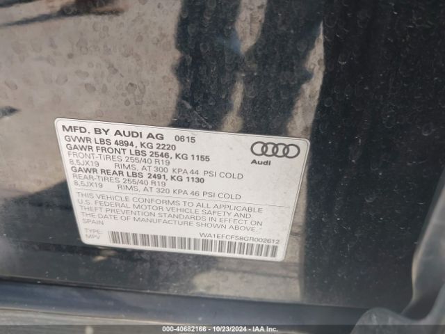 WA1EFCFS8GR002612 Audi Q3 2.0t Premium Plus