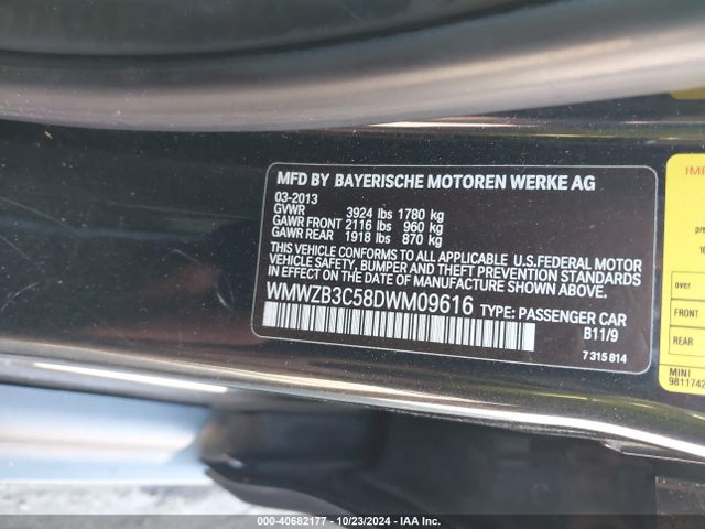 2013 MINI COUNTRYMAN WMWZB3C58DWM09616 Photo 8