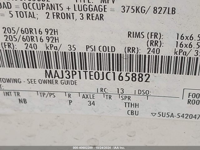 Ford Ecosport Se 2018 MAJ3P1TE0JC165882 Image 9