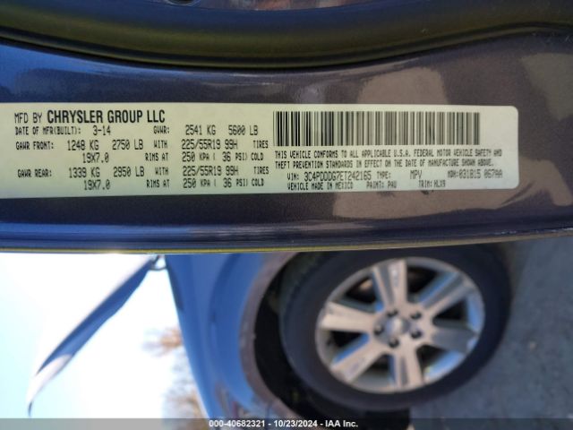3C4PDDDG7ET242165 Dodge Journey Limited