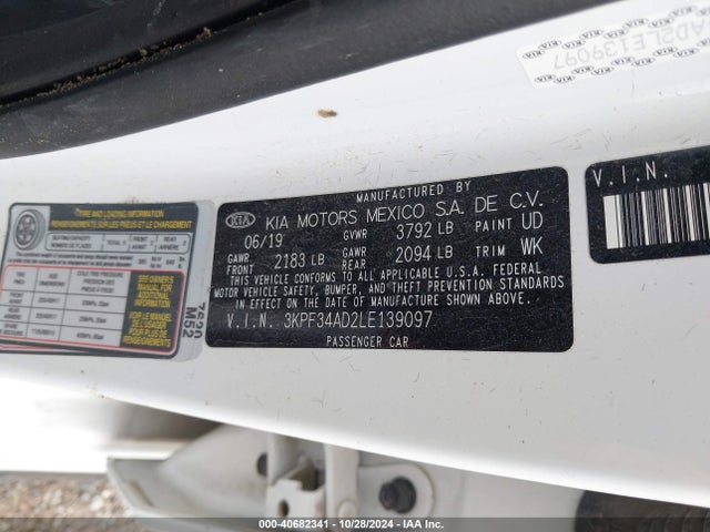 KIA Forte Gt-line 2020 3KPF34AD2LE139097 Image 9