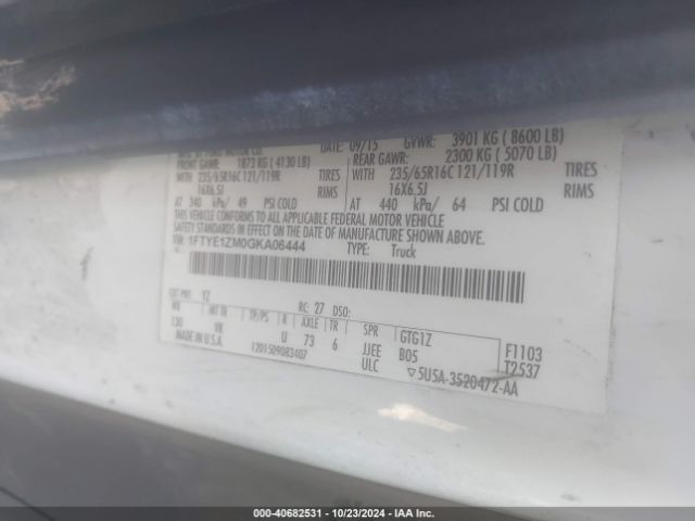 1FTYE1ZM0GKA06444 Ford Transit-150