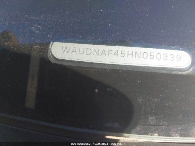 WAUDNAF45HN050939 Audi A4 2.0t Season Of Audi Premium