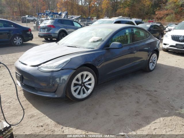 2022 TESLA MODEL 3 5YJ3E1EB6NF258630 Photo 1