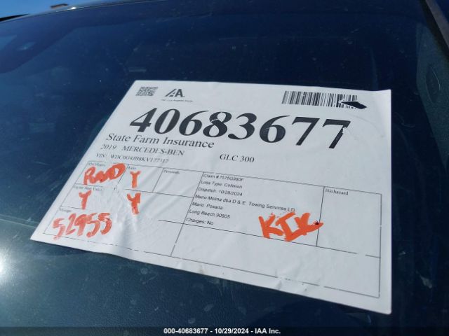 WDC0G4JB8KV177317 Mercedes-Benz GLC 300