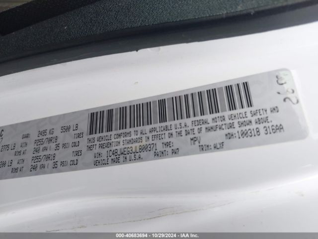 1C4BJWEG3JL800371 Jeep Wrangler Jk Unlimited Sahara 4x4