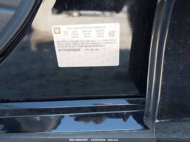 Chevrolet Impala 2lt 2014 2G1125S32E9222242 Image 9