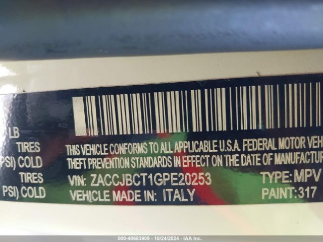 ZACCJBCT1GPE20253 Jeep Renegade Trailhawk