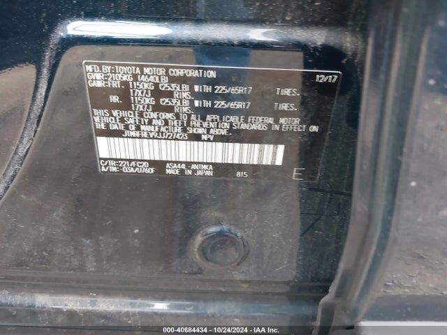 JTMRFREV9JJ727423 Toyota Rav4 Adventure/xle